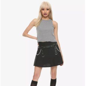 Royal Bones by Tripp Buckle Skater Skirt